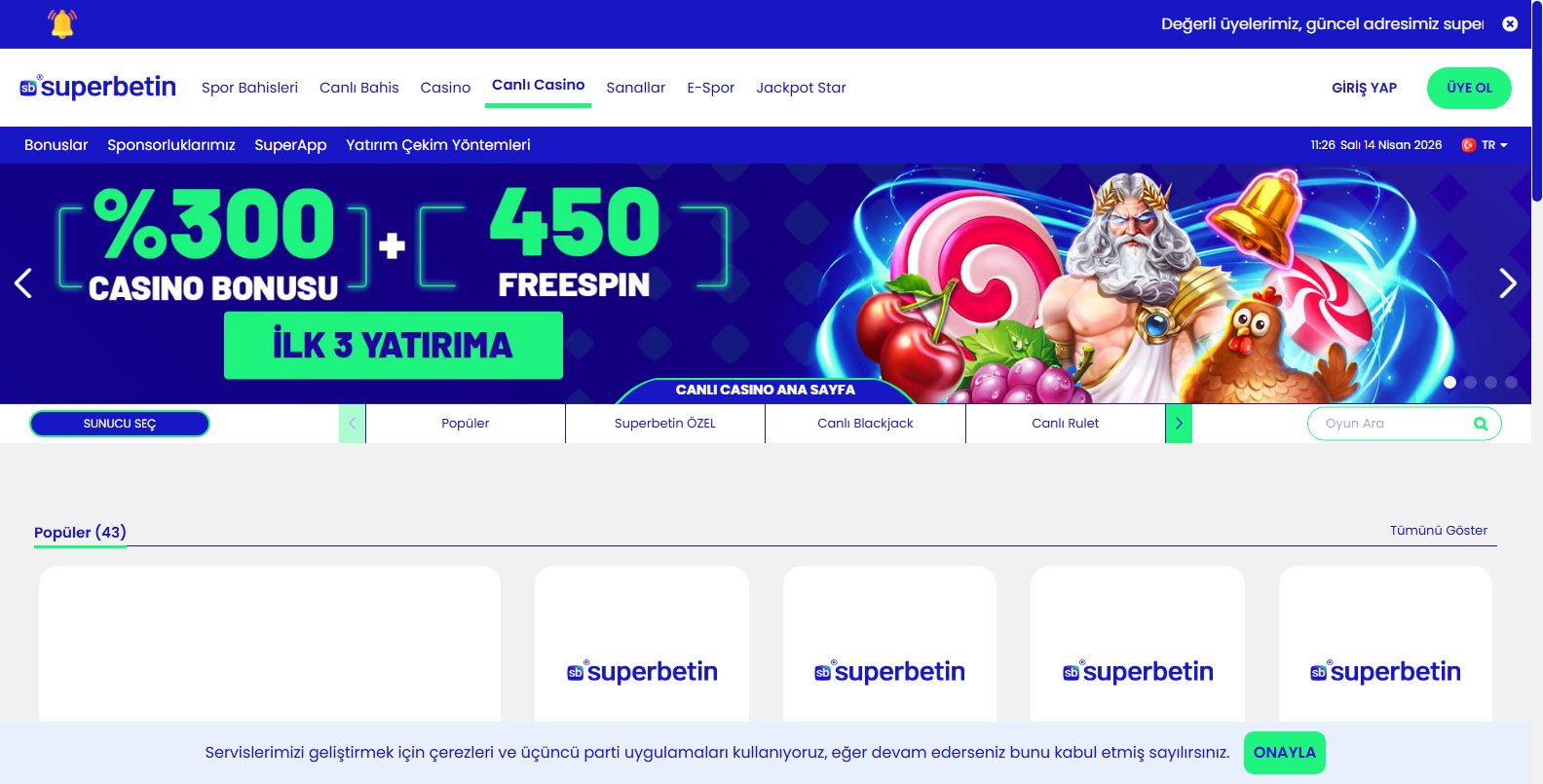 Superbetin Para Yatırma
